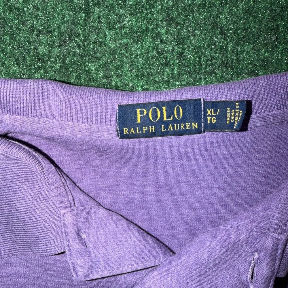 Polo Ralph Lauren Purple Polo Shirt Men's Size XL Super Soft Red Horse